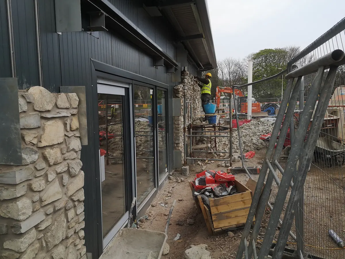 Natural stone elevations by Quinn Masonry